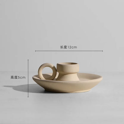 Keramisk vase embryo skulpturell bordvase nordisk minimalistisk hjemmeinnredning høst 2025 ideell for tørket blomstervisning
