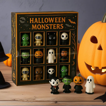 Calendario de Adviento de Halloween 12 Muñecas Mini Espeluznantes 2025