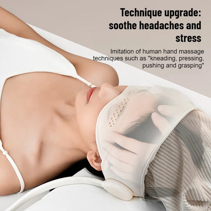 Graphene Heated Head Massager Air Pressure & Eye Compress – Stress Relief Sleep Aid 2026