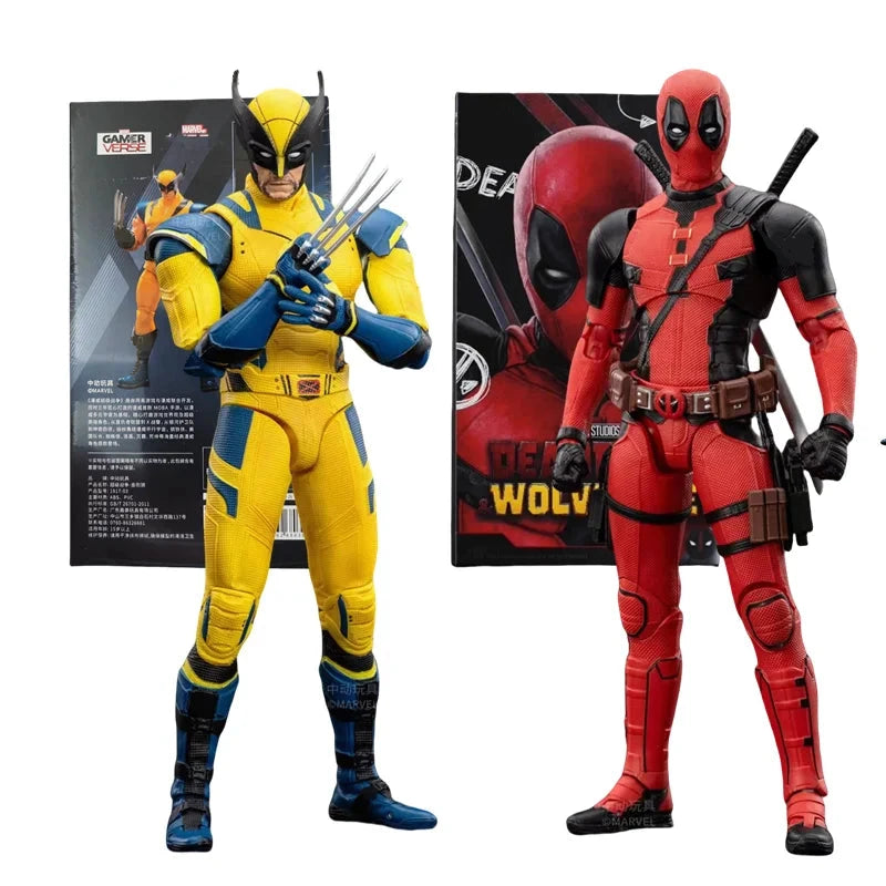 Super War Deadpool & Wolverine Collectible Actionfigurer - Anime-inspirerte leker