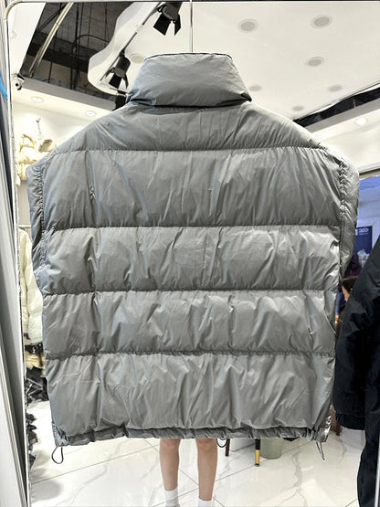 Insulating Women’s Down Vest - Cropped, Duck, Winter