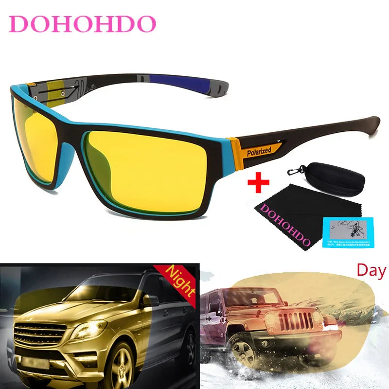 Night Vision Sunglasses Polarized Lenses For Night Driving UV400 Anti Glare Unisex Fall 2025