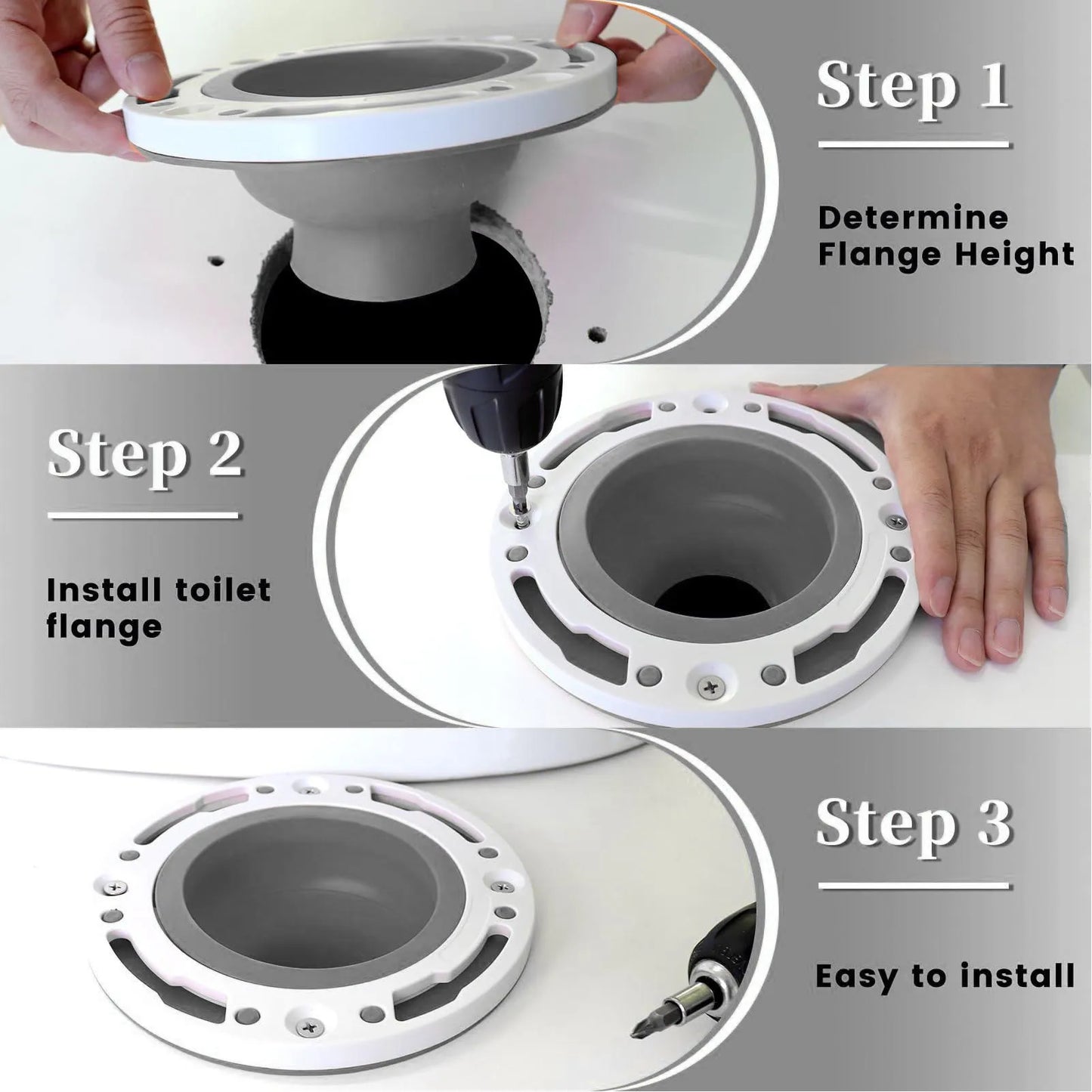 Toilet Flange Repair Kit Universal Fit - DIY Home Improvement 2026, Easy Leak Prevention