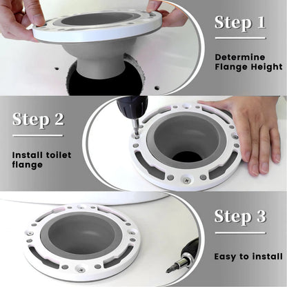 Toilet Flange Repair Kit Universal Fit - DIY Home Improvement 2026, Easy Leak Prevention