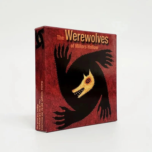 Werewolves Party Game - 24 Cards for Adults & Families, Engaging Social Strategy Fun for Home Gatherings