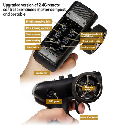 RC Crawler 1/24 Scale – 4WD Off-Road RTR Crawler With Brushless/Brushed Motor, Holiday Gift 2025