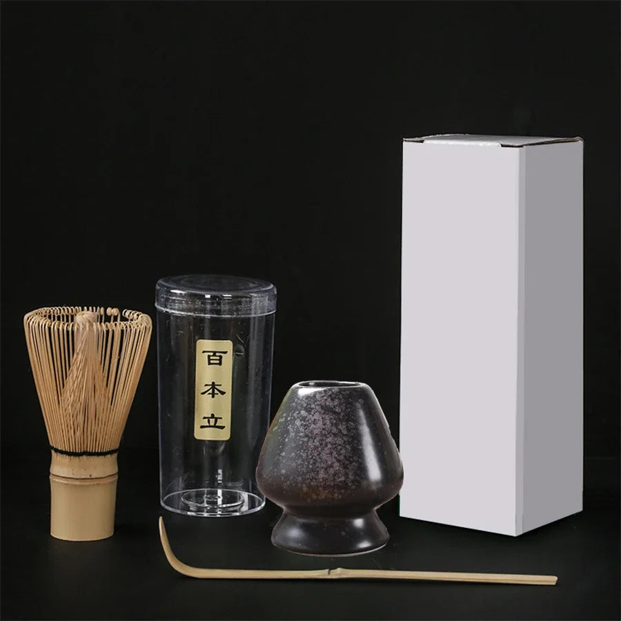 Matcha Bamboo Tea Set 3Pc Japanese Tea Tools Eco Friendly