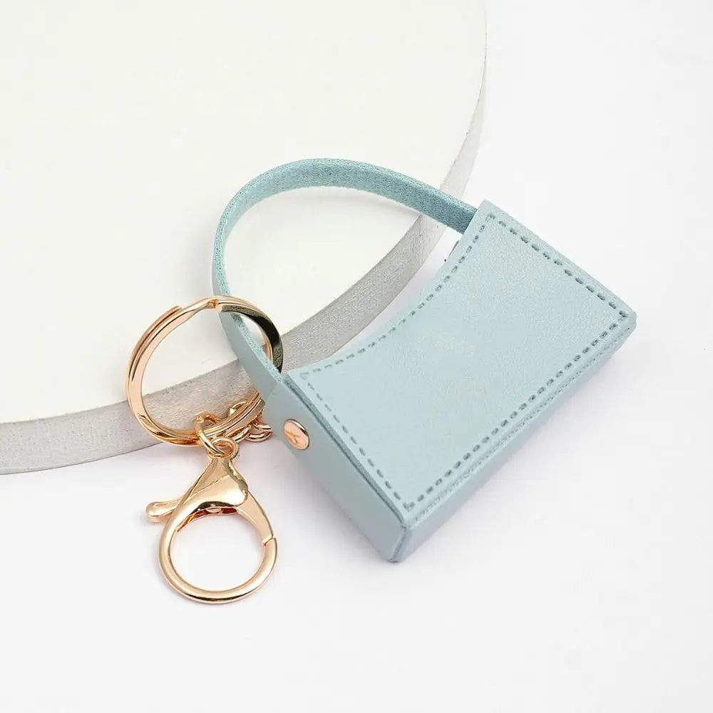 1+1 Free Birkin Inspired Mini Hand Bag - Candy Color Bag Charm Keychain