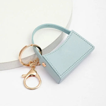 1+1 Free Birkin Inspired Mini Hand Bag - Candy Color Bag Charm Keychain