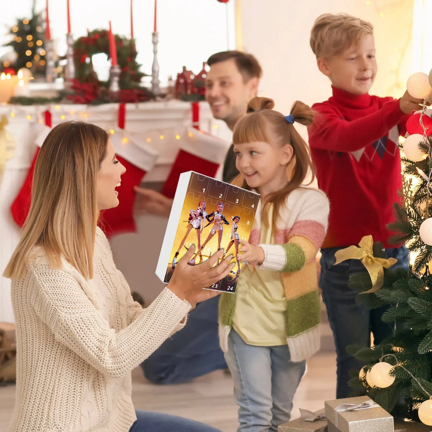 Kpop adventskalender 24 dagen demonjagers sleutelhanger cadeau