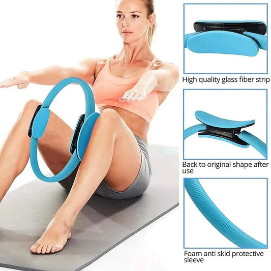 Pilates Fitness Equipment Ring - Magic Yoga Ring for Pelvic Floor Muscle Training, Home Gym Use