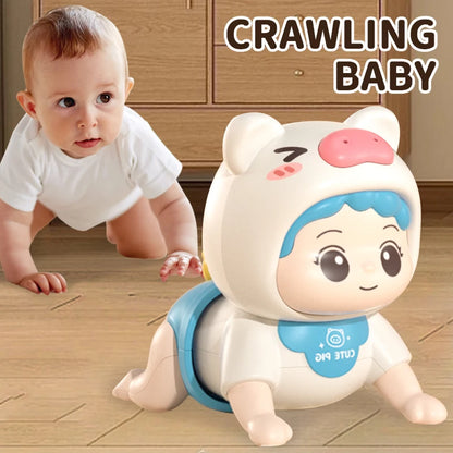 Baby Crawling Guide Toy Newborn Sensory Toys Music Aid