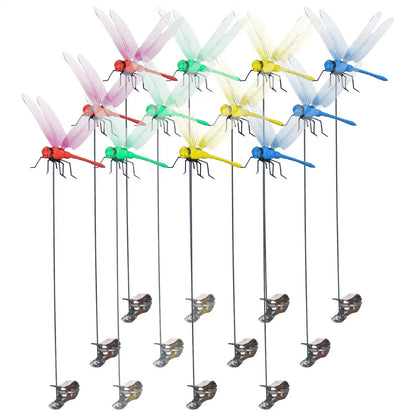 Clip libellula confezione da 12 – clip per cappelli realistiche repellenti per insetti decorazione da giardino tendenza estate 2026