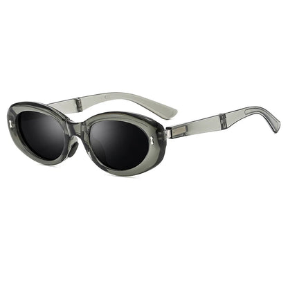 Sonnenbrille Faltbar Elliptischer Rahmen Vintage Retro Brille Sommer 2026 Entspiegelter UV-Schutz