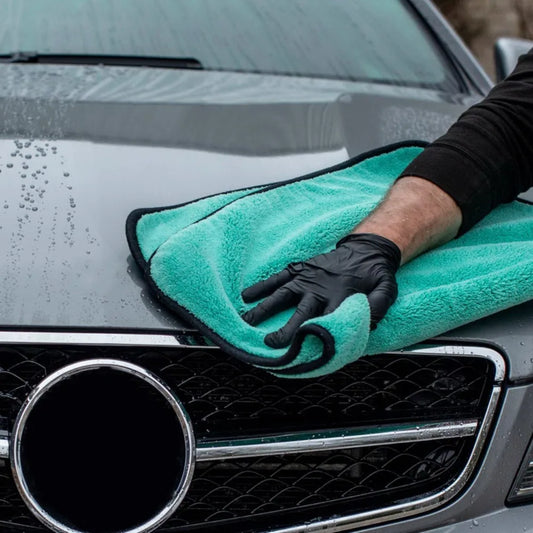 Microfiber Car Towel 38x38cm Deluxe Coral Fleece Ultra Absorbent Drying Cloth for Car Detailing TikTok Viral Fall 2025