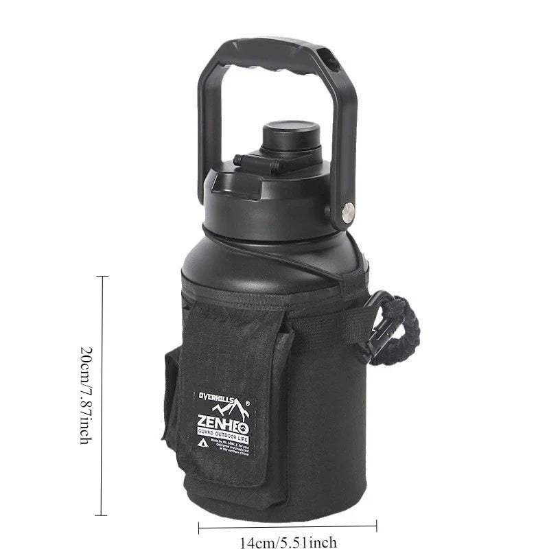 Water Bottle Holder Waterproof Nylon Cup Sleeve Crossbody Bag For Outdoor Travel Fall 2025 Gift Idea