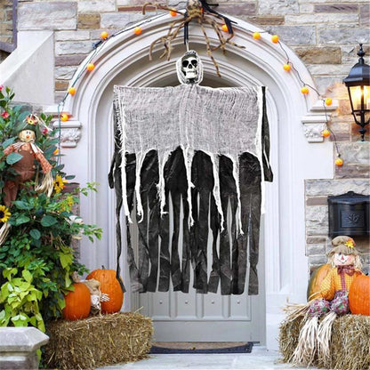 Halloween Skull Skeleton Hanging Decoration Variable Shape Non-Woven Party Outdoor Prop 2026