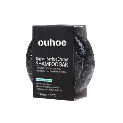 Bamboo Charcoal Shampoo Soap Bar 60g – Deep Scalp Cleanse Oil Control Hair Nourishing TikTok Viral 2026