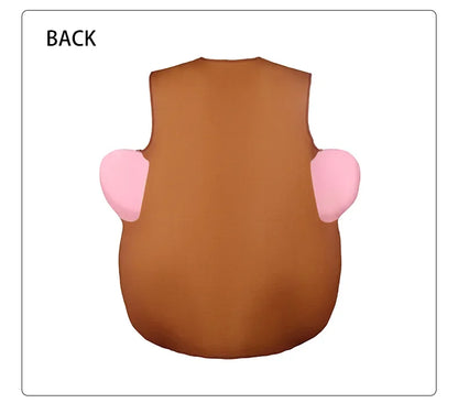 Bijpassende cosplaykostuumset voor koppels als Mr. en Mrs. Potato Head, Halloween-, carnaval- en feestoutfit 2026