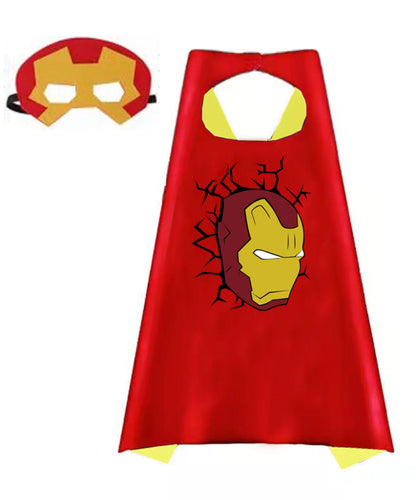Set superheldencapes voor jongens en meisjes, verjaardagsfeest, cartoonverkleedkleding, Halloween-cosplayfeestbenodigdheden, paascadeau 2026