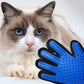 Silicone Pet Grooming Gloves for Cats & Dogs - Hair Removal, Bathing & Massage Tool