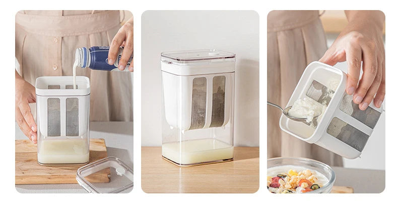 Yogurt Strainer Stainless Steel Filter For Whey Separation