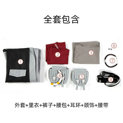 GACHIAKUTA Anime Ludo Enjin Zanka Riyo Four-Character Full Cosplay Suit Set with Wigs Halloween 2026