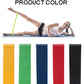 Rubber Loop Resistance Bands Fitness Equipment Set - Portable Strength Training for Yoga & Pilates