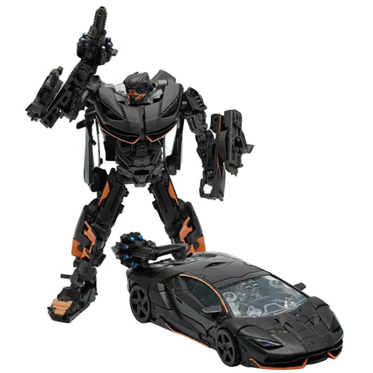 Transformierbares Roboter-Auto-Spielzeug Legierungsausgabe Anime Actionfigur, 13cm Unisex Kinder Geschenk Herbst 2025 Trend