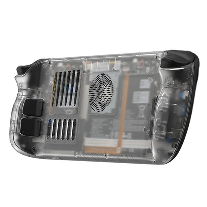 Cubierta trasera transparente para refrigeración de Steam Deck con soporte de soporte