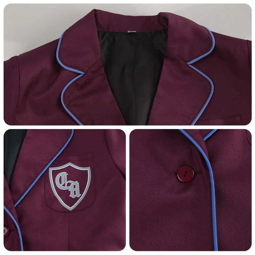 Cosplaykostuumset voor kinderen, meisjes, vrouwen en volwassenen: schooluniform uit Matilda the Musical Halloween 2026