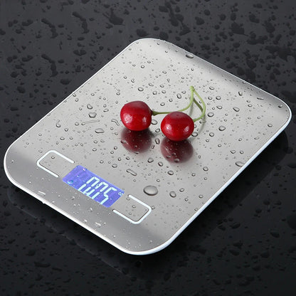 Digital Kitchen Scale Stainless Steel LCD Baking Scale