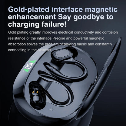 Auriculares de traducción AI inalámbricos con gancho para la oreja Bluetooth