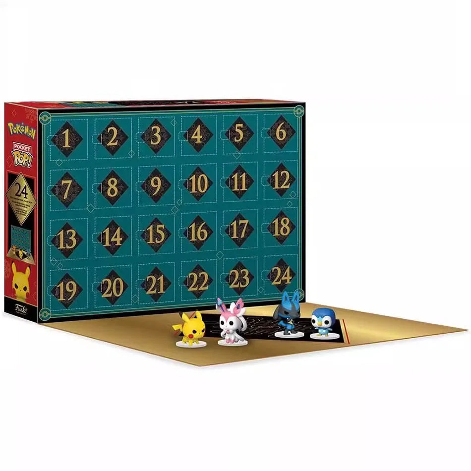 2024 Pokemon Advent Calendar Blind Box - Pikachu, Star Wars & Spider-Man Figurines for Kids