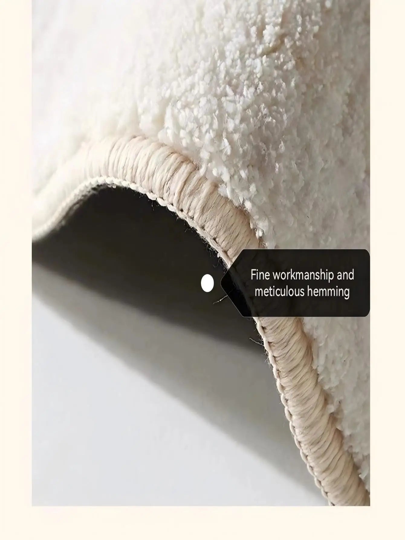 Plush Cartoon Bedside Mat Non Slip Japanese Cozy Rug