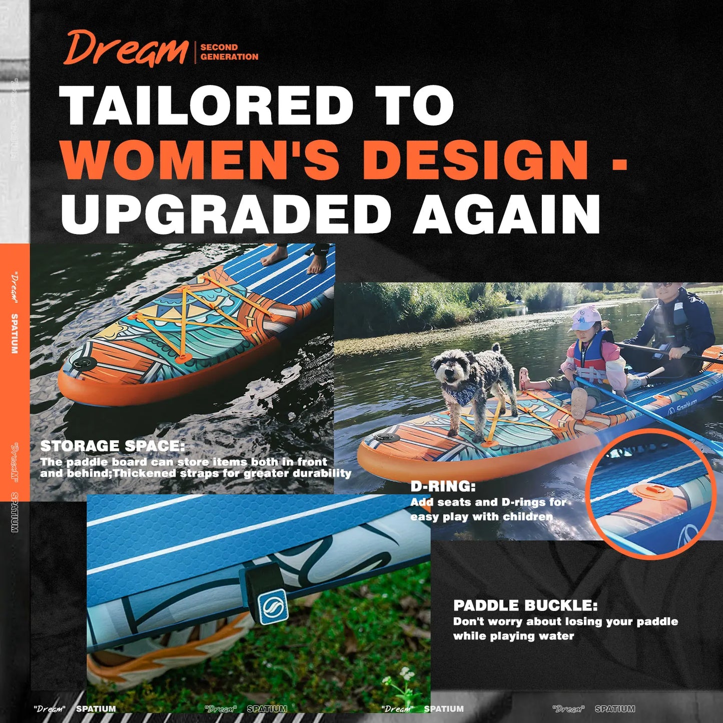 Inflatable Stand Up Paddle Board 350cm for Surfing and Fishing, Durable Lightweight SUP Board with Quick Inflation and Accessories