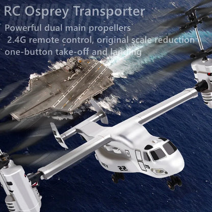 RC helikopter drone højdehold klar til flyvning tiltrotor stil efterår 2025 gave LED-lys 3D flips
