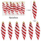 6-Pack Christmas Candy Cane Ornaments - Festive Tree Decorations for Holiday Home Decor, Perfect New Year Gift 2024