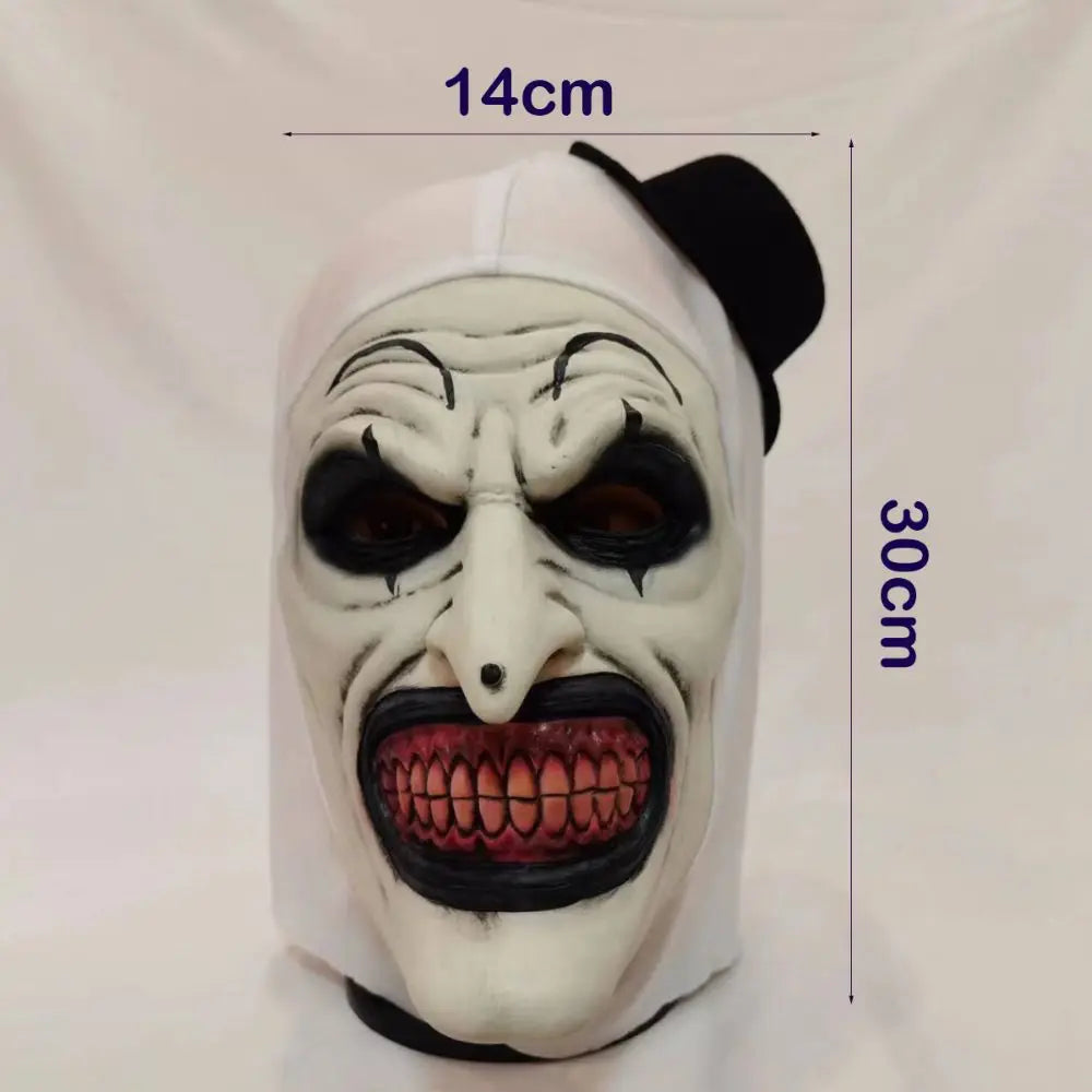 Scary Realistic Latex Horror Full-Face Cosplay Mask Unisex Halloween Party Prop 2026