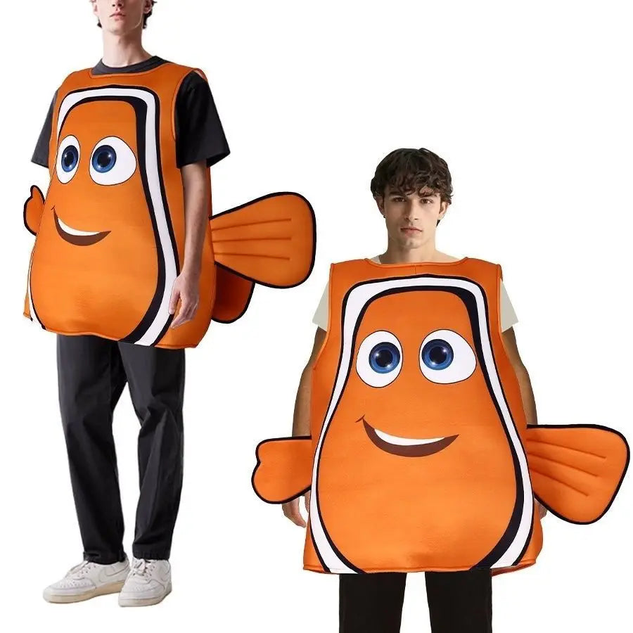 Finding Nemo and Dory Clownfish Cosplay Costume for Adults Carnival Halloween Party 2026