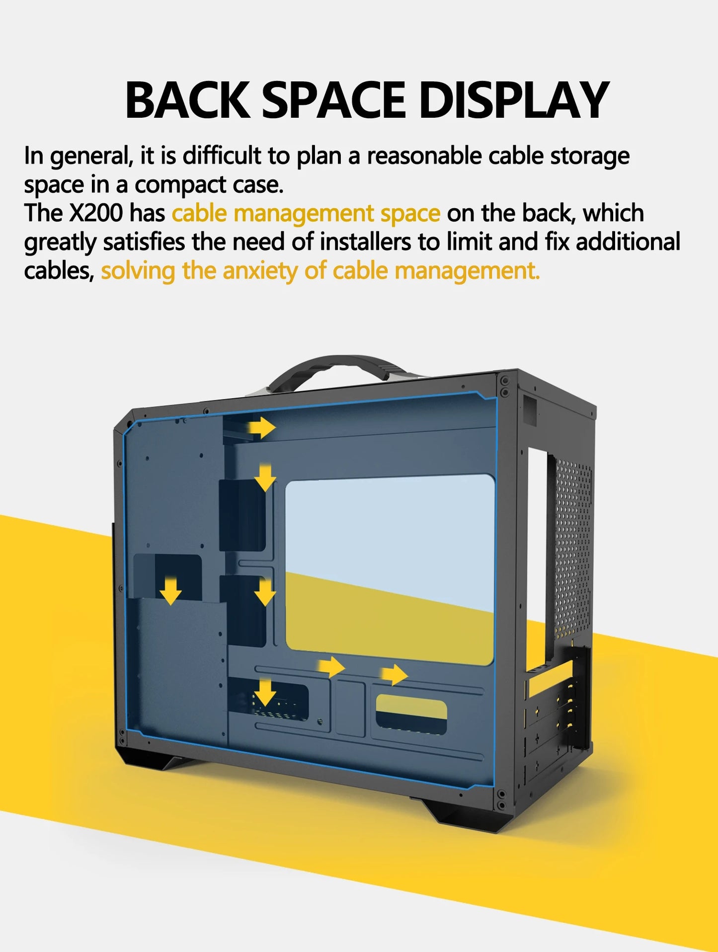 Boîtier Mini ITX Verre Latéral Refroidissement Liquide 240mm Portable