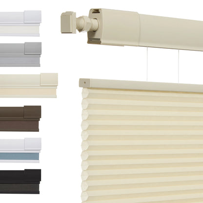 No Drill Honeycomb Blinds Cordless Thermal Insulated 1" Cell Fabric
