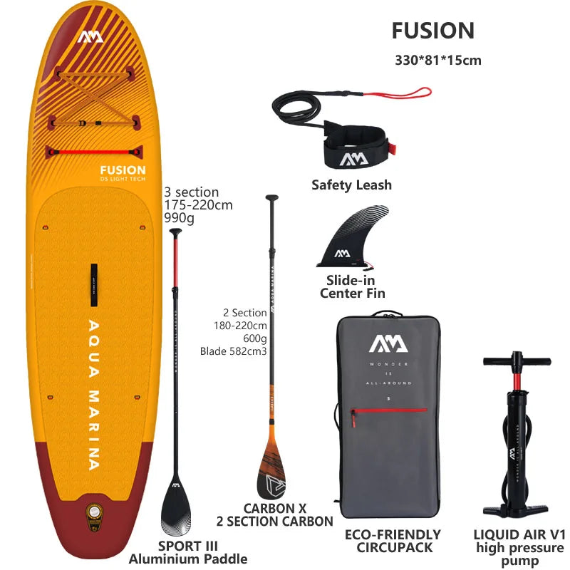 Variant image for Inflatable Stand Up Paddle Board 330x81x15cm with Complete Accessory Set for All Water Sports-3
