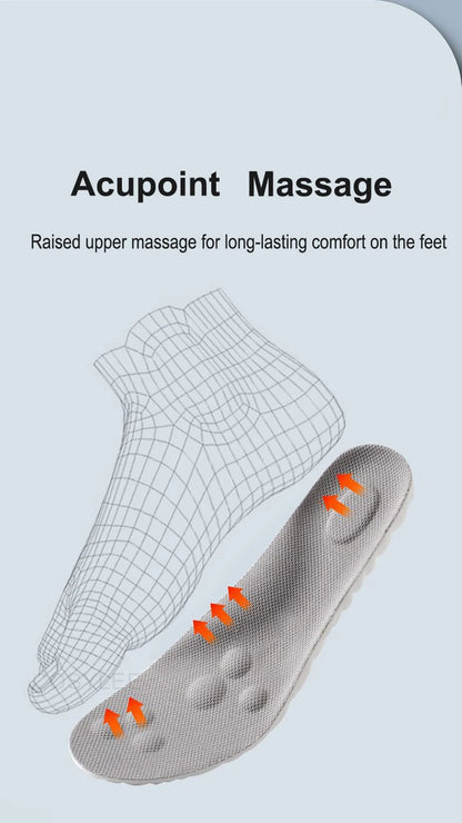 Sport Latex Insoles with Arch Support – Breathable Cushion Plantar Fascia Insole