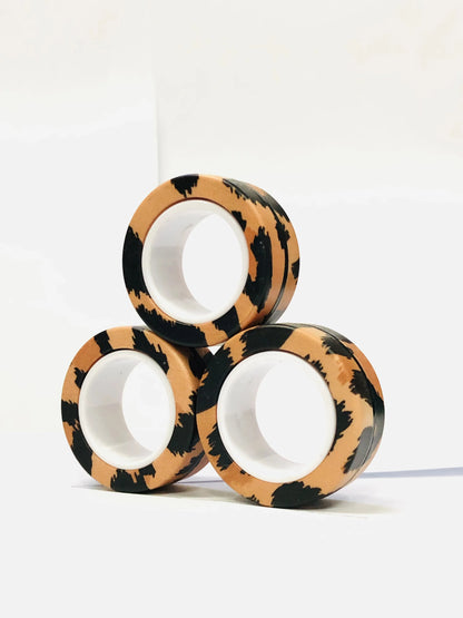 Magnetic Fidget Rings Set 3Pcs Stress Relief Spinner