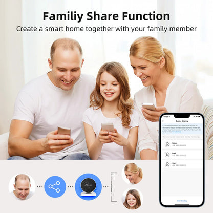 Slimme thermostaat WiFi temperatuurregelaar voor water- en gasketels Twee-delige spraakassistent compatibel Herfst 2025