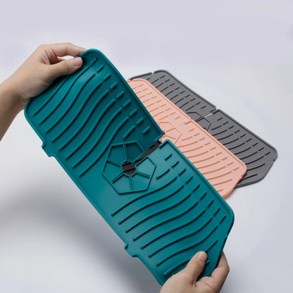 Tappetino para schizzi per lavandino in silicone protettore per piano di lavoro