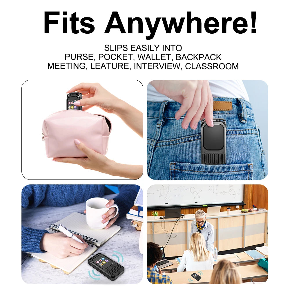 AI Voice Recorder Bluetooth Touchscreen 79H Battery 1200mAh