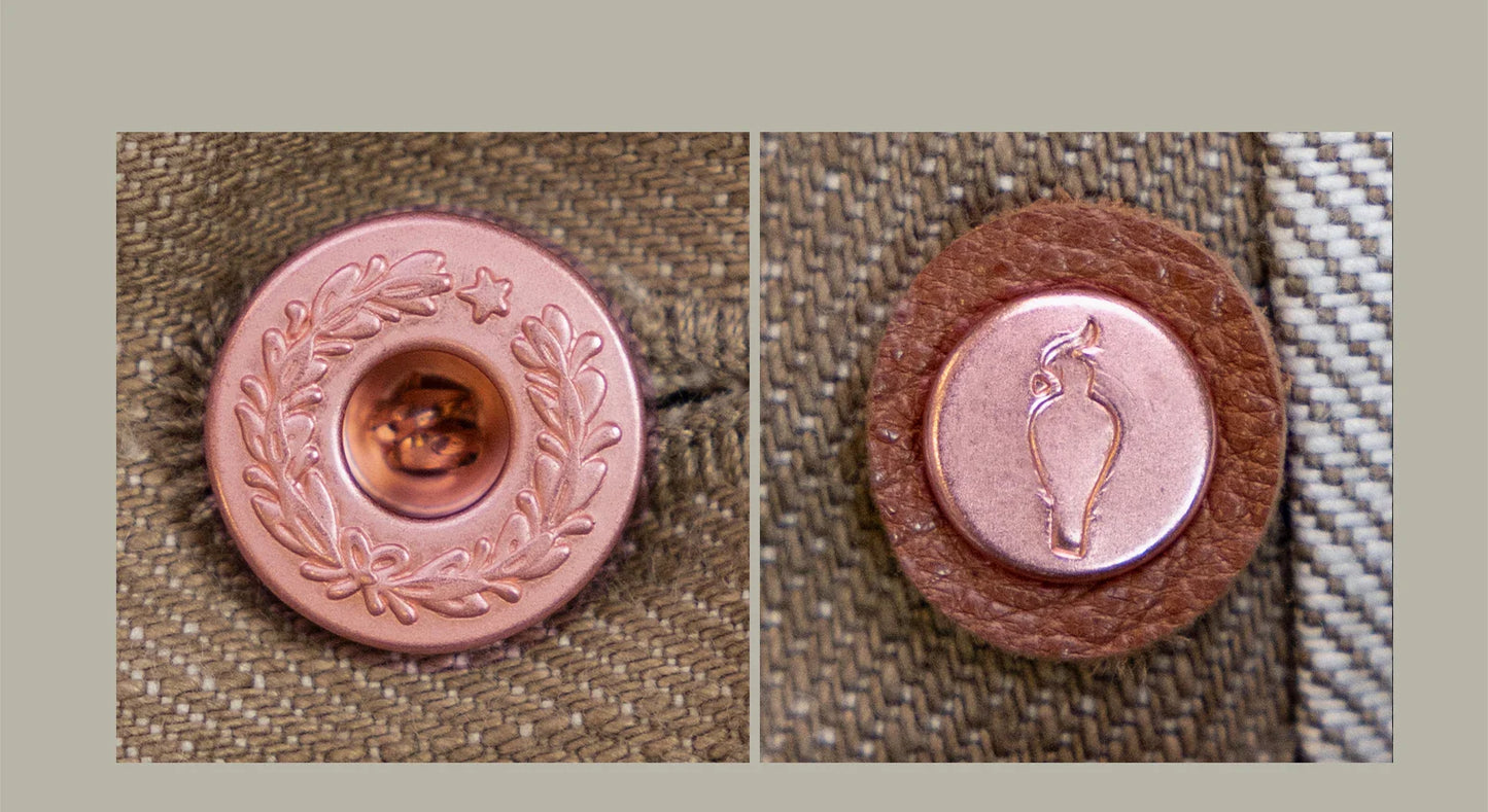 Holdbare avslappede rette jeans for menn - løse selvedge casual