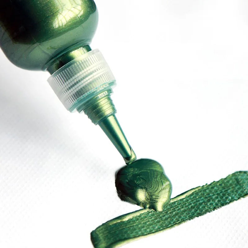 Acrylverf set metallic afwerking waterdicht kleurvast voor DIY knutselwerk lente 2026 trend